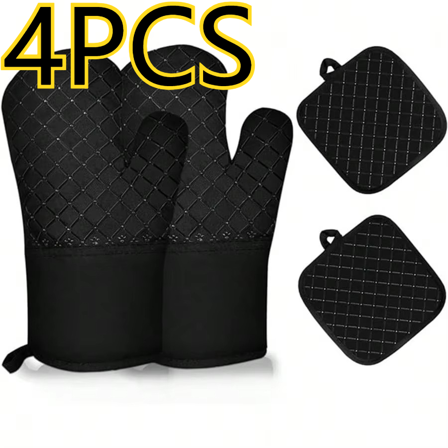 4 guanti da cucina in silicone - Heat Resistant Glove recensione e prezzo