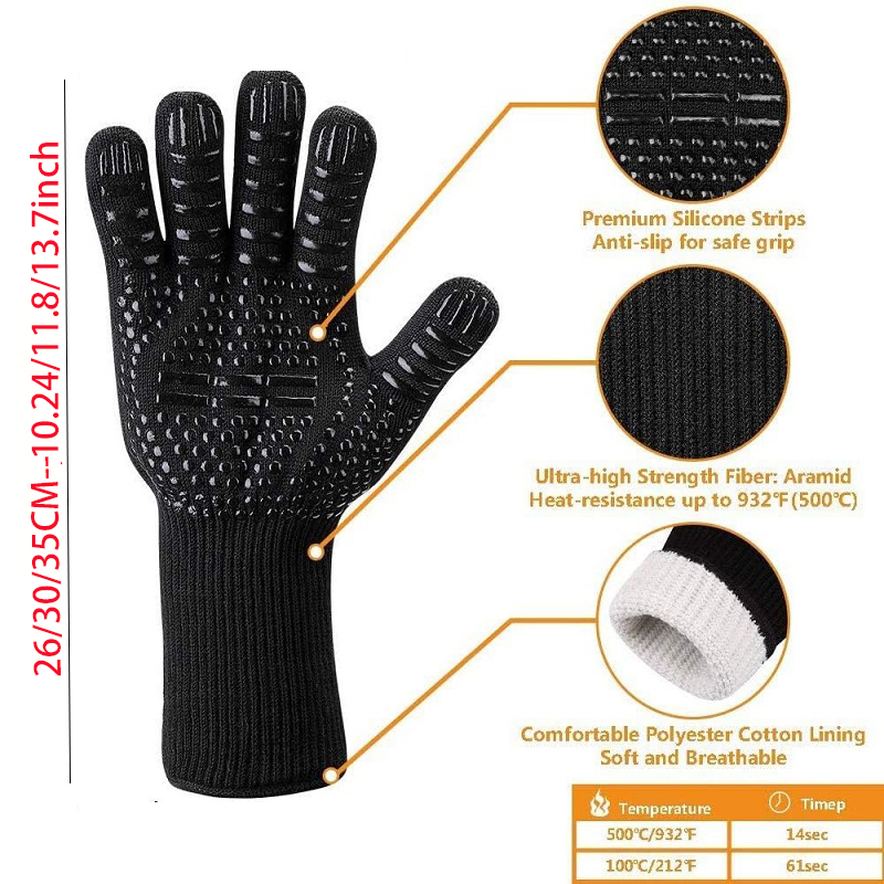 Guanti da barbecue Guanti da f - Heat Resistant Glove recensione e prezzo